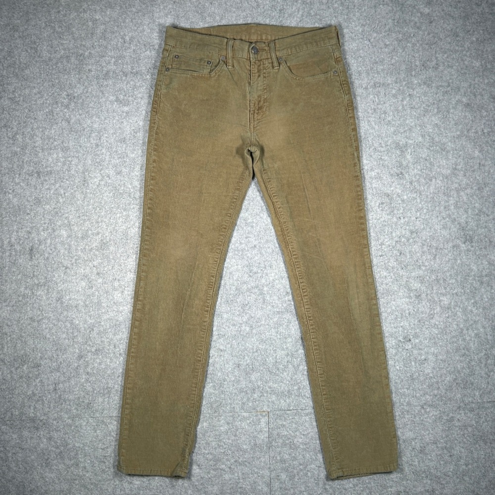 Levi's pants Mens 31x32 Brown 511 Slim Corduroy Casual Workwear Streetwear